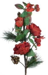 Χριστουγεννιάτικο Κλαδί Κόκκινο 24682 (Thumb 1)