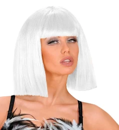 Αποκριάτικη Περούκα Άσπρη 317847 (Thumb 1)