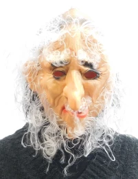 Αποκριάτικη Μάσκα Προσώπου Γέρου με Μαλλιά 317921 (Thumb 1)