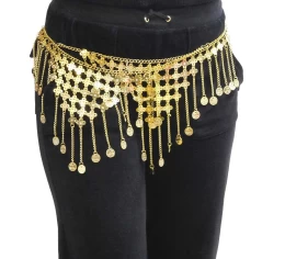 Ζώνη Οριεντάλ Μεταλλική με Φλουριά 314912 (Thumb 1)