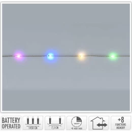 192 Micro Led S/Multi 015608 - IP44  με Χρονοδιακόπτη & Function Memory - Λαμπάκια Μπα (Thumb 2)