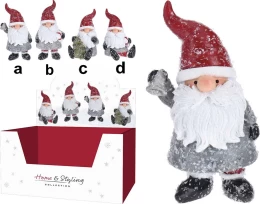 Χριστουγεννιάτικο Διακοσμητικό Άγιος Βασίλης Polyresin σε 4 σχέδια 869112 (Thumb 1)