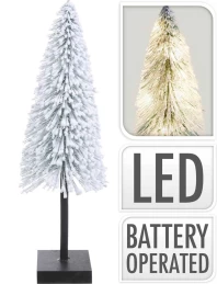 Διακοσμητικό Δεντράκι Χιονισμένο Φωτιζόμενο 50cm 241932 (Thumb 1)