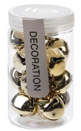 Σετ 14 τεμ. Στολίδια Μεταλλικά Κουδουνάκια Χρυσά 2.5cm 209082c (Thumb 1)