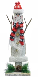 Χριστουγεννιάτικο Διακοσμητικό Χιονάνθρωπος 40cm 237429 (Thumb 1)