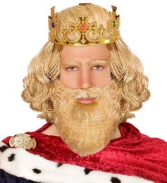 Αποκριάτικο Αξεσουάρ Ξανθή Γενειάδα με Μουστάκι Χαρακτήρων 318027 (Thumb 2)