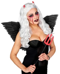 Φτερά Αγγέλου Πούπουλο Μαύρα 78x36 cm Deluxe 318103 (Thumb 3)