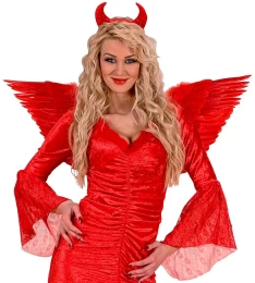 Φτερά Αγγέλου Πούπουλο Κόκκινα 78x36 cm Deluxe 318104 (Thumb 1)