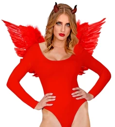 Φτερά Αγγέλου Πούπουλο Κόκκινα 78x36 cm Deluxe 318104 (Thumb 4)