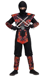 Αποκριάτικη Στολή Νίντζα Δράκος της Φωτιάς 0563 - 318446 (Thumb 2)
