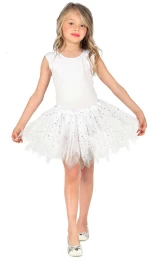 Παιδική Φούστα Tutu Άσπρη με Glitter 318169 (Thumb 2)