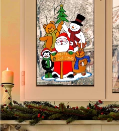 Χριστουγεννιάτικο Διακοσμητικό Gel Τζαμιού με Glitter 40cm 237494 (Thumb 3)