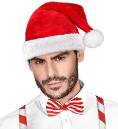 Χριστουγεννιάτικος Σκούφος Άγιου Βασίλη Velvet 237490 (Thumb 4)