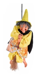 Διακοσμητικό Στολίδι Ιπτάμενη Μάγισσα 5.5x5x20cm 564041a (Thumb 1)