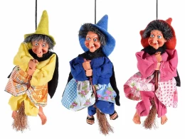 Διακοσμητικό Στολίδι Ιπτάμενη Μάγισσα 5.5x5x20cm 564041c (Thumb 3)