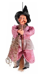 Διακοσμητικό Στολίδι Ιπτάμενη Μάγισσα 8x6x32cm 564044c (Thumb 1)