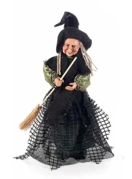Διακοσμητική Μάγισσα και Καραμελοθήκη 16x37cm 563578a (Thumb 1)