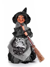 Διακοσμητική Μάγισσα και Καραμελοθήκη 9.5x11x18cm 563791b (Thumb 1)