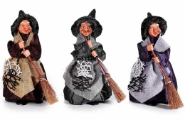 Διακοσμητική Μάγισσα και Καραμελοθήκη 9.5x11x18cm 563791b (Thumb 4)