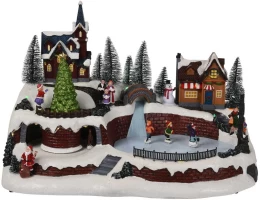 Χριστουγεννιάτικη Φωτιζόμενη Παράσταση Led με Δύο (2) Κινήσεις και Μουσική 961915 (Thumb 1)