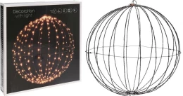 Χριστουγεννιάτικη Διακοσμητική Φωτιζόμενη Μπάλα 40cm 382984 με Χρονοδιακόπτη IP44 (Thumb 1)