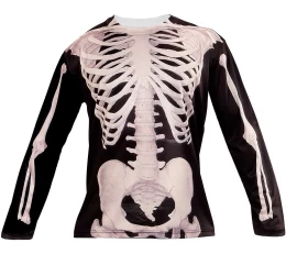 Αποκριάτικη Μπλούζα Σκελετός Διπλής Όψης 98695 (Thumb 5)