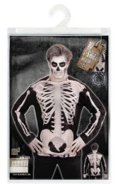 Αποκριάτικη Μπλούζα Σκελετός Διπλής Όψης 98695 (Thumb 6)