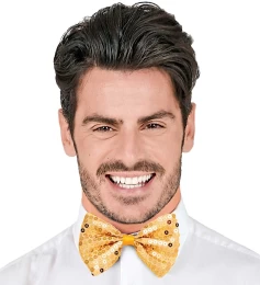 Παπιγιόν Χρυσό με Πούλιες Υφασμάτινο 318302 (Thumb 4)