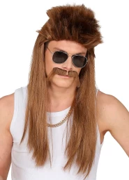 Αποκριάτικη Περούκα με Μουστάκι 318329 (Thumb 1)