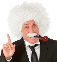 Αποκριάτικη Περούκα με Μουστάκι Αϊνστάιν 318330 (Thumb 1)