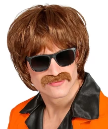 Αποκριάτικη Περούκα με Μουστάκι 318355 (Thumb 3)