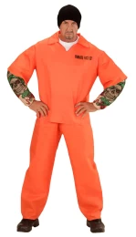 Αποκριάτικη Στολή Φουσκωτός Κατάδικος με Τατουάζ 0064 - 318506 (Thumb 1)