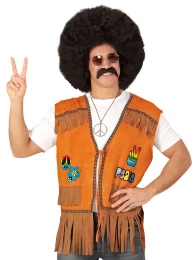 Αποκριάτικο Γιλέκο Χίπυ 318341 (Thumb 1)