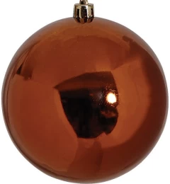 Καφέ Χριστουγεννιάτικη Μπάλα 8cm 50187250 (Thumb 1)