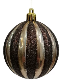 Μπρονζέ Χριστουγεννιάτικη Μπάλα 8cm 237553 (Thumb 1)