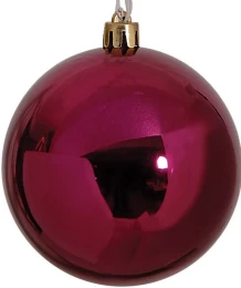 Μώβ Χριστουγεννιάτικη Μπάλα 8cm 50187256 (Thumb 1)