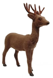 Καφέ Χριστουγεννιάτικο Διακοσμητικό Ελάφι 24cm 23669 - 2366900 (Thumb 1)