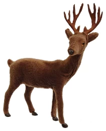 Καφέ Χριστουγεννιάτικο Διακοσμητικό Ελάφι 26cm 23670 - 2367000 (Thumb 1)