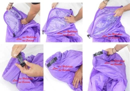 Lazy Bag - Κόκκινη Φουσκωτή Πολυθρόνα Παραλίας 200 x 70cm - 176219 (Thumb 2)