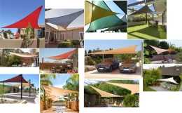 Ambiance Shade Τριγωνικό 360x360x360cm 805912 Olive Green - UPF 50+  (Thumb 2)