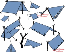 Caiman 885458 Blue-Silver Tarp 110gr - 4x5m - 20m2  (Thumb 2)