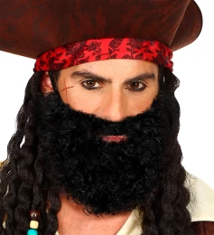 Μαύρο Μούσι με Μουστάκι Μεταμφίεσης Χαρακτήρων 318624 (Thumb 3)