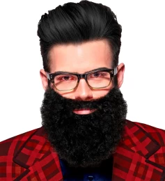 Μαύρο Μούσι με Μουστάκι Μεταμφίεσης Χαρακτήρων 318624 (Thumb 4)
