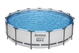 Power Steel Pro Max POOL SET BESTWAY Στρογγυλή Πισίνα PVC με Μεταλλικό Σκελετό, Αντλία (Thumb 3)