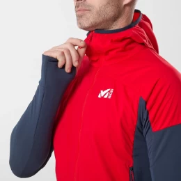 Μπουφάν ski ανδρικό fleece Millet  RUTOR ALPHA HOODIE M /Red (Thumb 4)