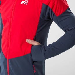 Μπουφάν ski ανδρικό fleece Millet  RUTOR ALPHA HOODIE M /Khaki (Thumb 3)
