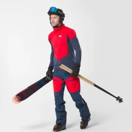 Μπουφάν ski ανδρικό fleece Millet  RUTOR ALPHA HOODIE M /Khaki (Thumb 6)
