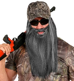 Αποκριάτικο Αξεσουάρ Γενειάδα Γκρί 318737 (Thumb 5)