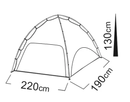 Τέντα παραλίας & σκηνή Salty Tribe MICCOSUKEE POP UP 3 persons (Thumb 2)