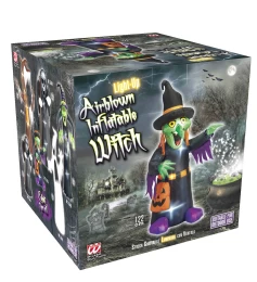 Halloween Φουσκωτό Διακοσμητικό Μάγισσα με Φώς 122cm 75035 (Thumb 2)